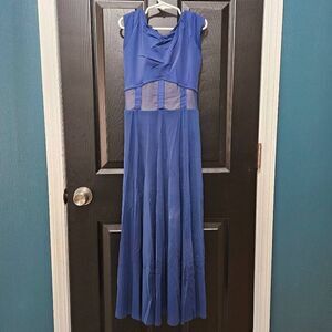 Weissman NWOT child medium blue dance costume jazz lyrical contemporary tap